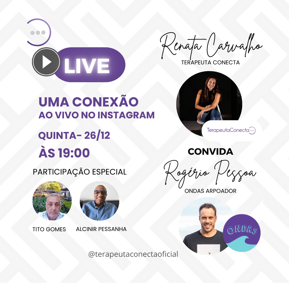 Uma Conexão ao Vivo no Instagram